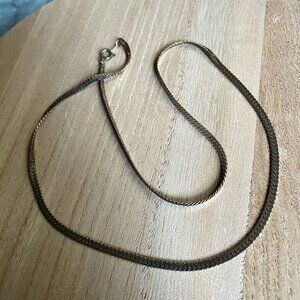 Snake metal necklace chain simple classy circle necklace jewelry